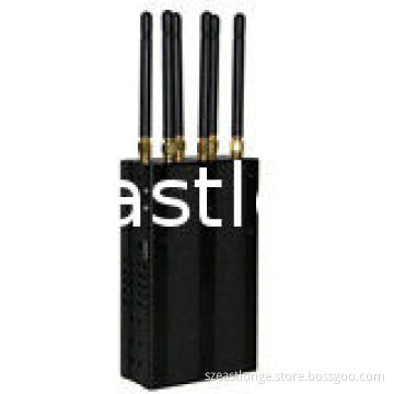 808hi Portable 6 Band Mobile Phone Wifi + Gps Jammer With 10m Jamming Range